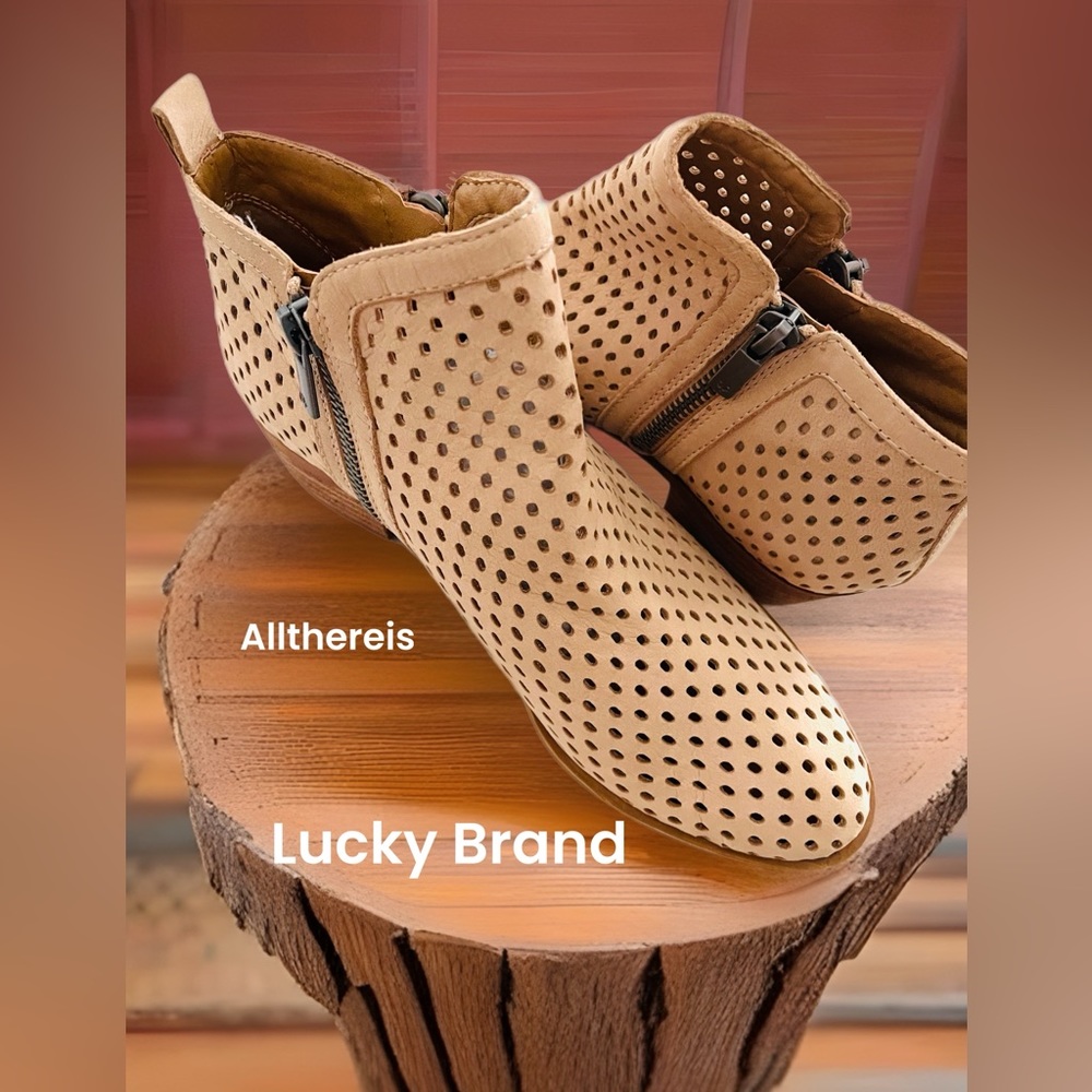 HP🎉NWOB Lucky Brand Basel bootie 6M - Picture 3 of 16